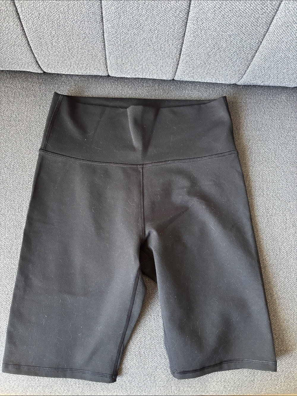 Aritzia Black High-Rise Athletic Bike Shorts
